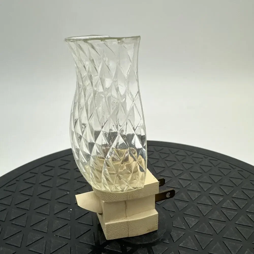 Vintage Cut Crystal Plastic Night Light
